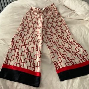 NWT ZARA Nautical rope pants trousers size small